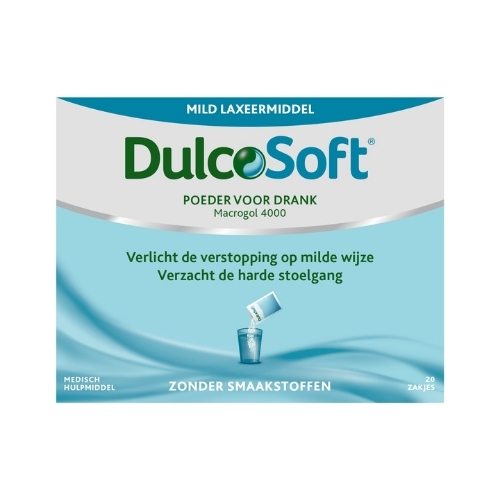 Dulcosoft Mild Laxeermiddel Sachets 20 stuks