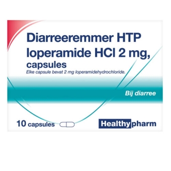 Healthypharm Diarreeremmer 2mg 10 capsules