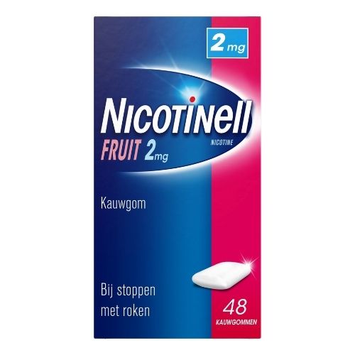 Nicotinell Fruit Nicotine 2mg Kauwgoms 48 stuks