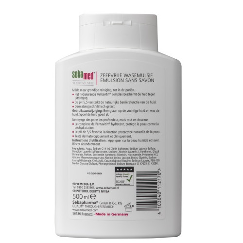Sebamed Zeepvrije Wasemulsie 500ml
