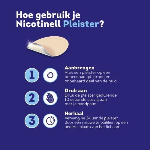 Nicotinell Stap 3 Nicotine 7mg/24uur Pleisters 14 stuks