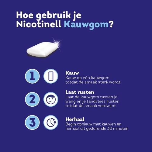 Nicotinell Fruit Nicotine 2mg Kauwgoms 48 stuks